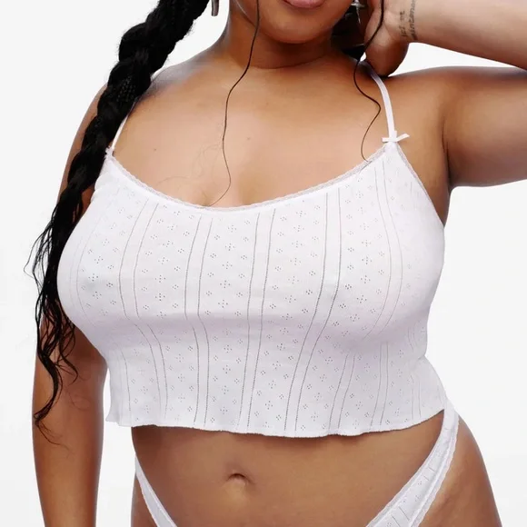 Cou Cou Pointelle Cami - Picture 2 of 14